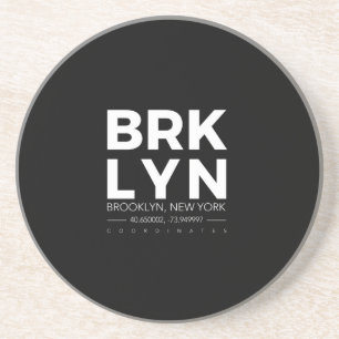 brooklyn drink coaster