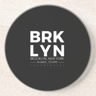 brooklyn drink coaster