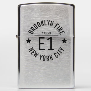 Brooklyn Fire New York City E1 Zippo Lighter