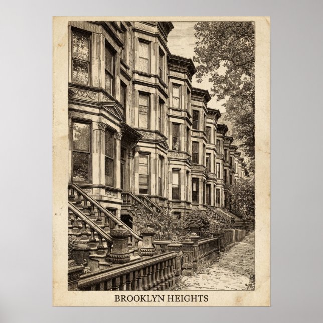 Brooklyn Heights Brooklyn Poster (Front)