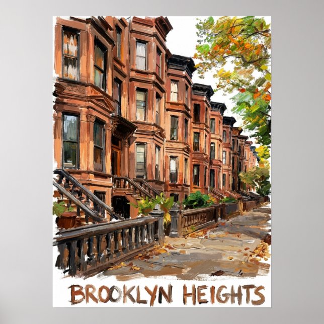Brooklyn Heights Brooklyn Poster (Front)