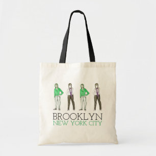 Brooklyn Hipster New York City NYC Hipsters Tote Bag