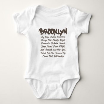 Brooklyn Hoods Baby Bodysuit by brev87 at Zazzle