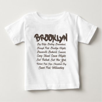 Brooklyn Hoods Baby T-shirt by brev87 at Zazzle