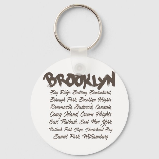 Brooklyn Hoods Keychain (Front)