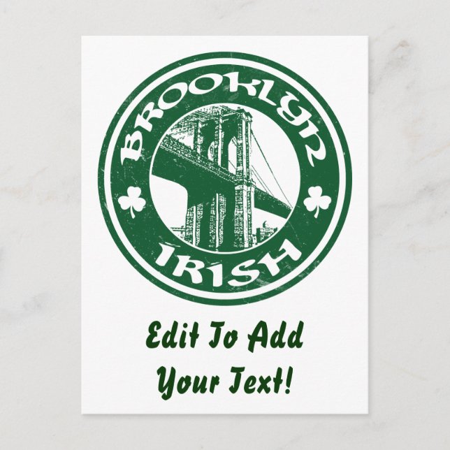 Brooklyn Irish Postcard (Front)