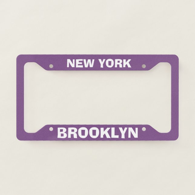 Brooklyn License Plate Frame (Front)