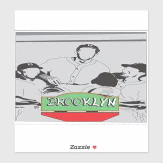 Brooklyn Locker Room Sticker