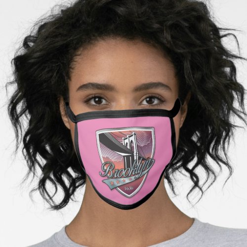 Brooklyn Logo Design Face Mask