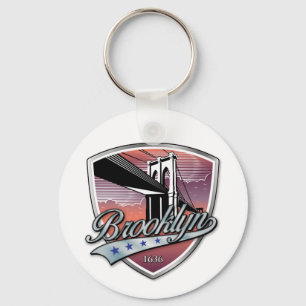 Brooklyn Logo Design Keychain