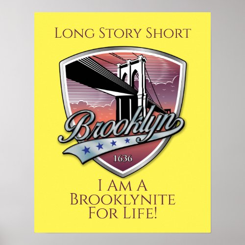 Brooklyn Logo Design Poster