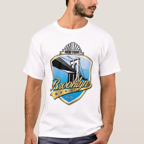 Brooklyn Logo Design T_Shirt