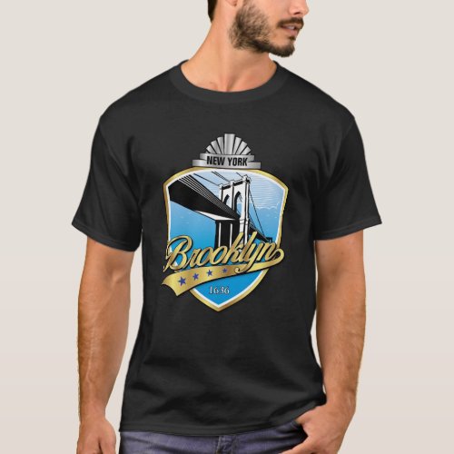 Brooklyn Logo Design T_Shirt