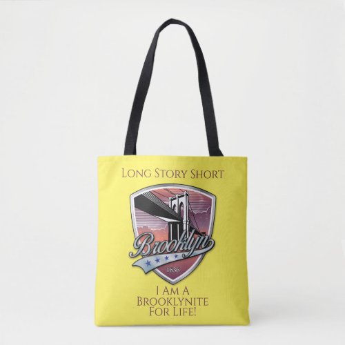 Brooklyn Logo Design Tote Bag
