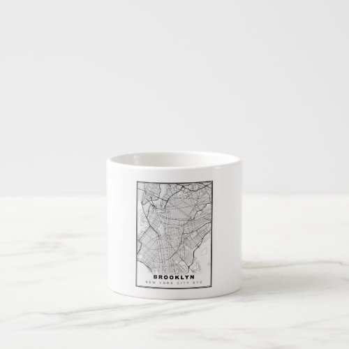 Brooklyn Map Espresso Cup