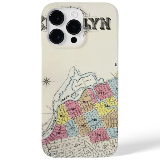 BROOKLYN MAP VINTAGE Case-Mate iPhone 14 PRO MAX CASE