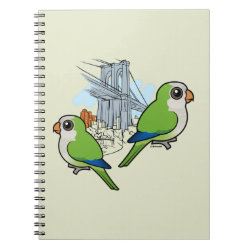 Brooklyn Monk Parakeets Photo Notebook (6.5