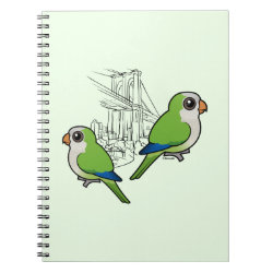 Brooklyn Monk Parakeets Photo Notebook (6.5