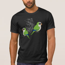 Brooklyn Monk Parakeets Men's Alternative Apparel Basic Crew Neck T-Shirt