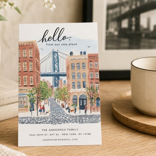 Brooklyn Moving Announcement Card (Creator Uploaded)