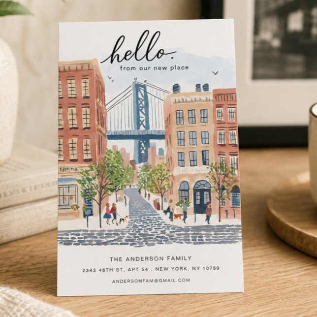 Brooklyn Moving Announcement Card (Creator Uploaded)