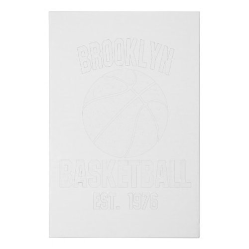 Brooklyn Nets Faux Canvas Print