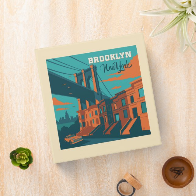 Brooklyn New York 3 Ring Binder (In Situ)