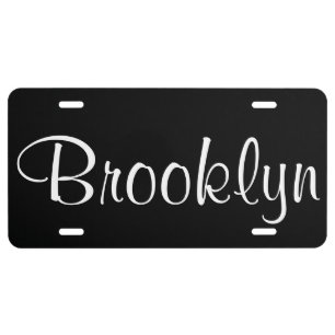 Brooklyn New York Aluminum License Plate