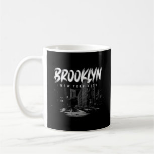 Brooklyn New York Backprint Coffee Mug