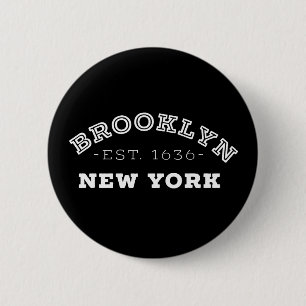 Brooklyn New York Button