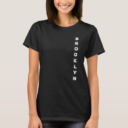 Brooklyn New York City Nyc Template Womens Basic T_Shirt