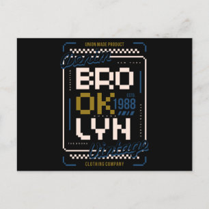 Brooklyn new york city postcard