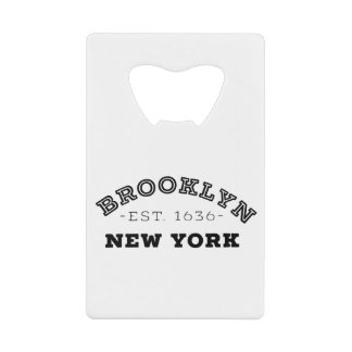 Brooklyn New York Credit Card Bottle Opener