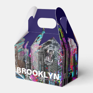 Brooklyn, New York in graffiti Favor Boxes