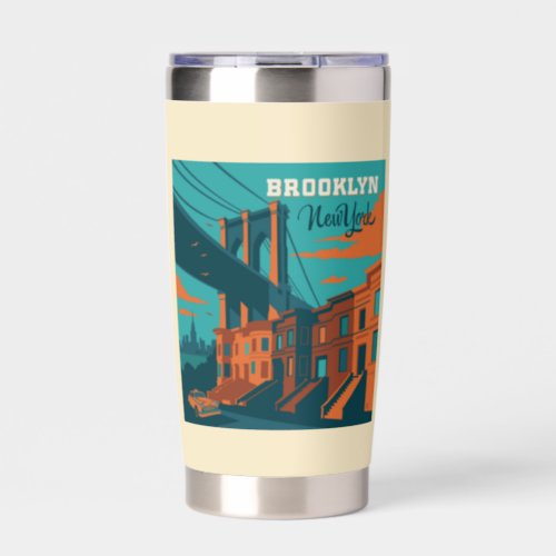 Brooklyn New York Insulated Tumbler