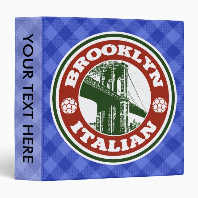 Brooklyn New York Italian American  Binder (Front/Spine)