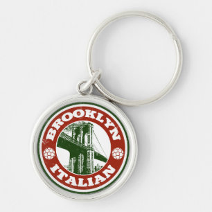 Brooklyn New York Italians Keychain