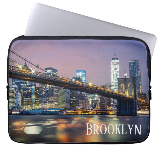 Brooklyn New York Laptop Sleeve (Front)