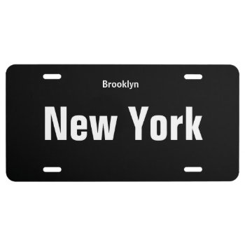 Brooklyn  New York  License Plate by kfleming1986 at Zazzle