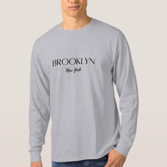 Brooklyn New York Long sleeve T-Shirt (Front)
