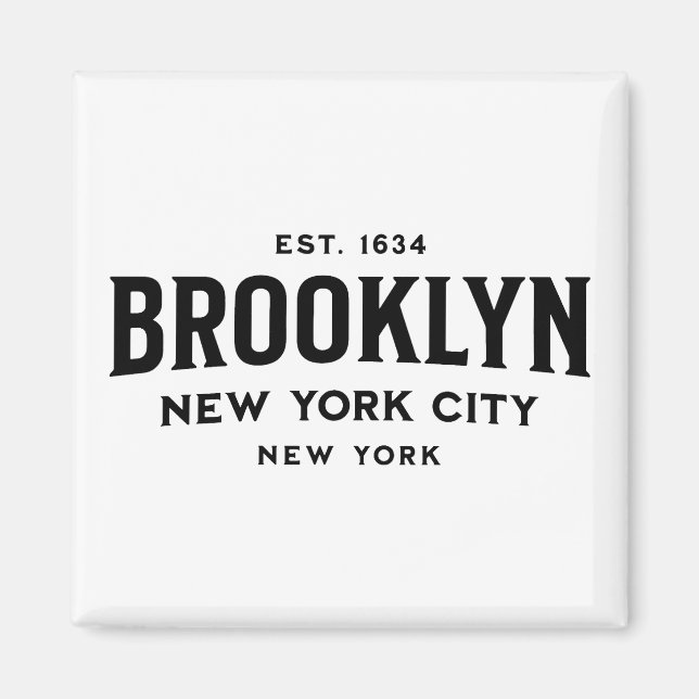 Brooklyn New York Magnet (Front)