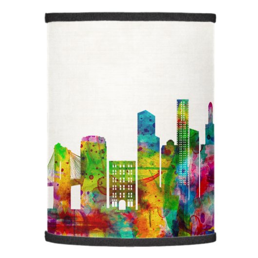 Brooklyn New York Skyline Lamp Shade (Left)
