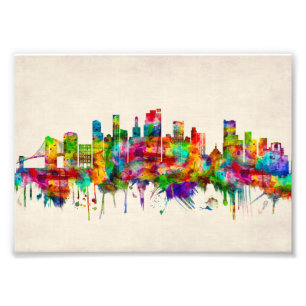 Brooklyn New York Skyline Photo Print