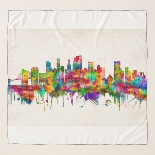 Brooklyn New York Skyline Scarf