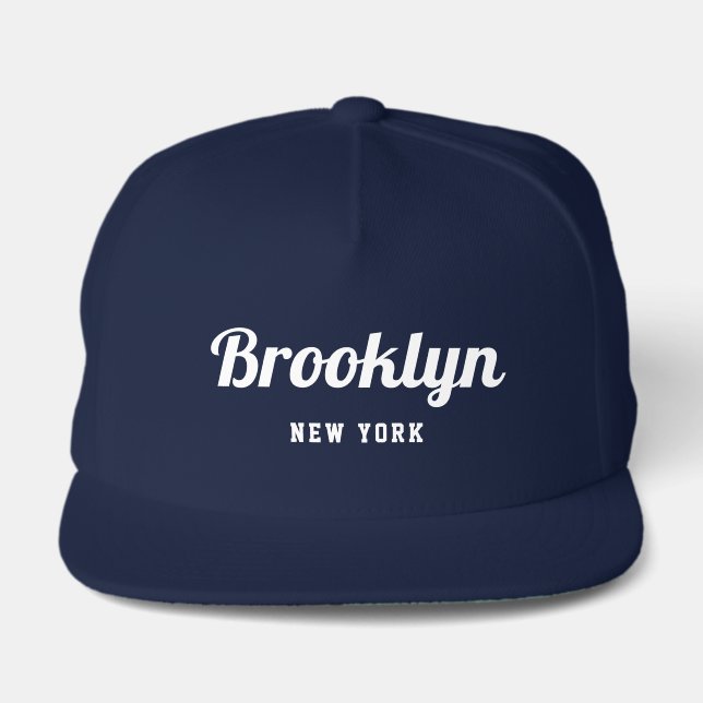 Brooklyn New York  Snap Back Hat (Front)