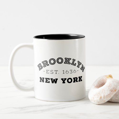 Brooklyn New York Two_Tone Coffee Mug