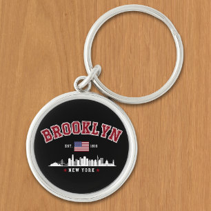 Brooklyn Ney York Est 1816 Keychain