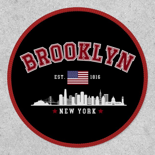 Brooklyn Ney York Est 1816 Patch (Front)