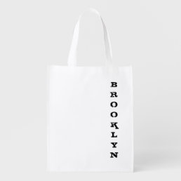 Brooklyn Nyc New York City Classic White Trendy Grocery Bag