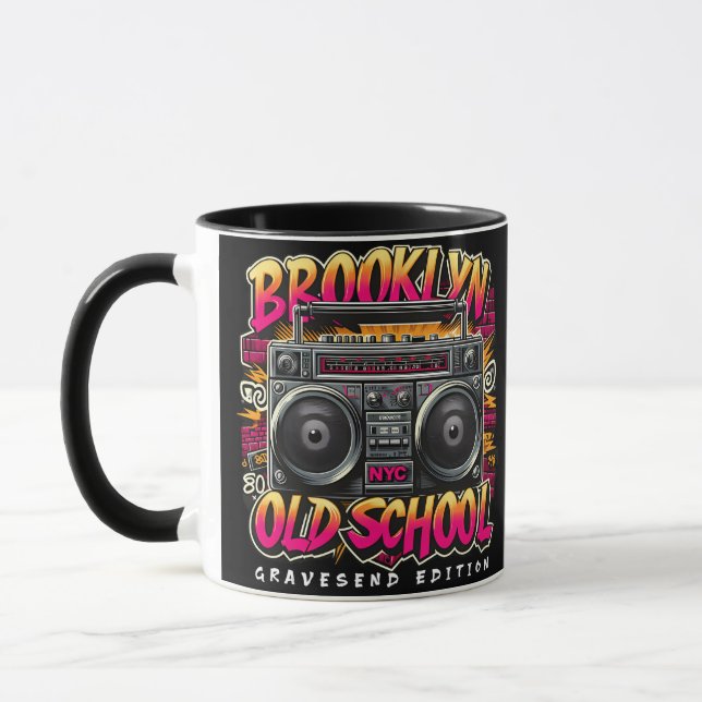 Brooklyn Old School Gravesend Edition  Mug (Left)